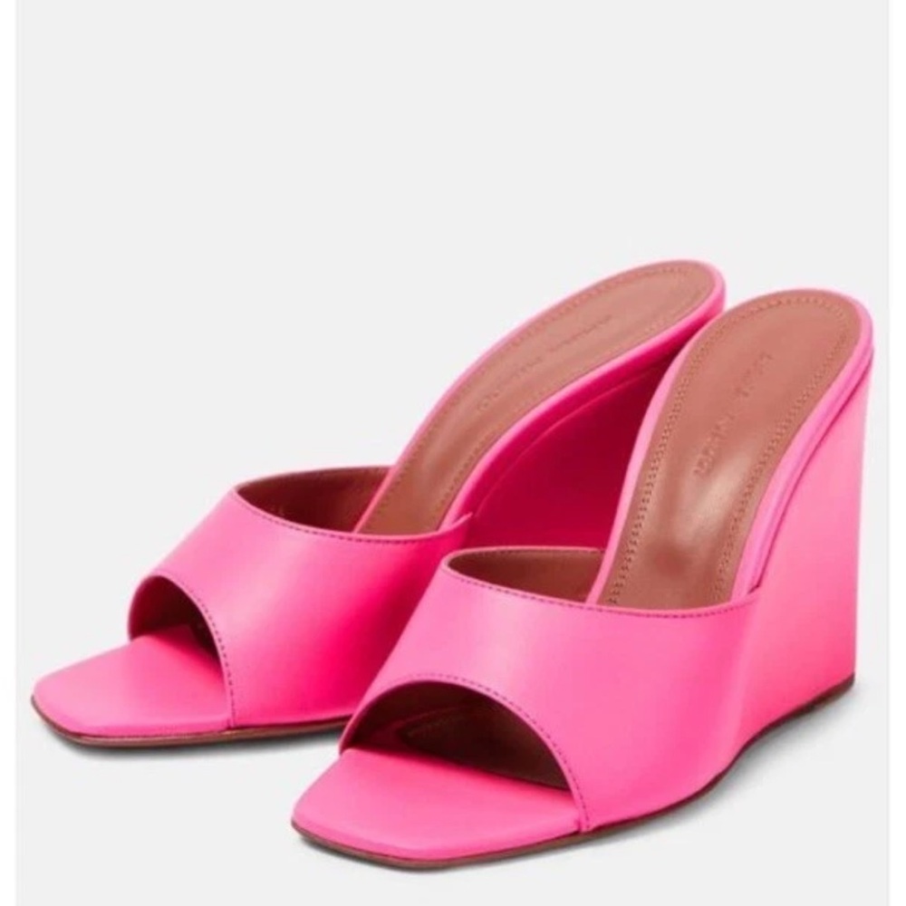 Amina Muaddi Lupita Wedges